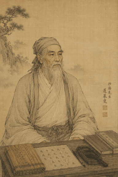 徐子平(想像画)
